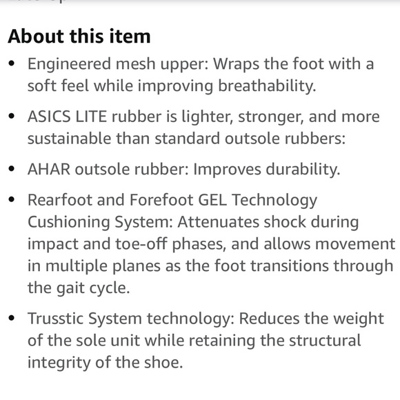 ASICS GEL-NIMBUS 24, BLACK/PURE SILVER - Women’s Running Shoe - 7.5 medium - Picture 8 of 9